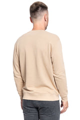 BLUZA MĘSKA LEE BASIC GRAPHIC CREW DUST BEIGE L80TJBLP