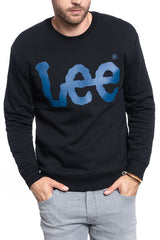 BLUZA MĘSKA LEE CREWNECK SWS BLACK L81RTJ01