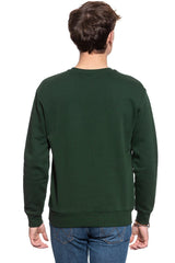 BLUZA LEE BLUZA LEE CREWNECK SWS DK BOTTLE GREEN L81RTJBB