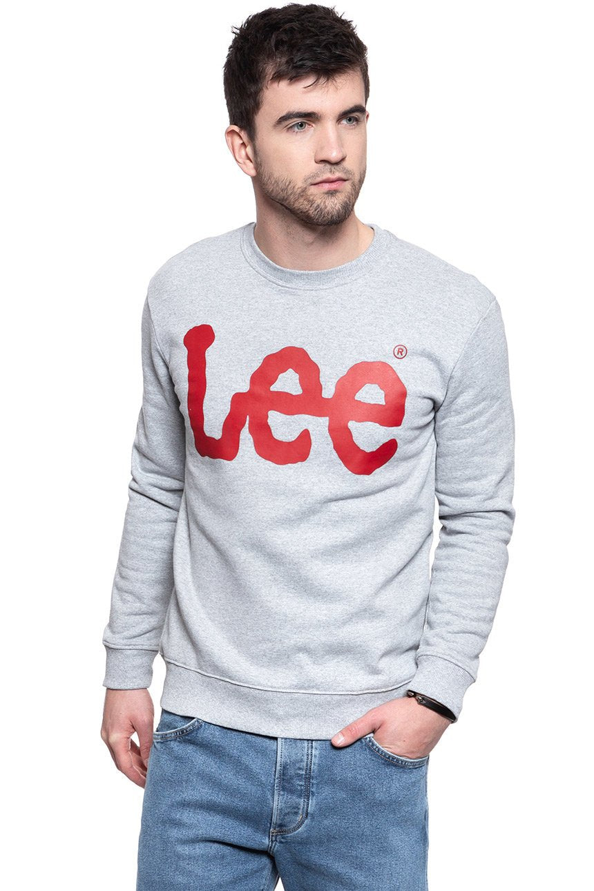 BLUZA LEE BLUZA LEE CREWNECK SWS GREY MELE L81RTJMP