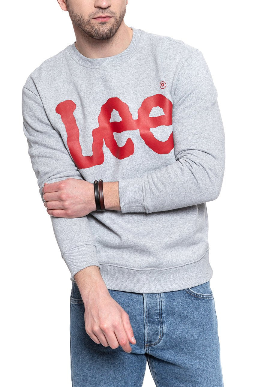 BLUZA LEE BLUZA LEE CREWNECK SWS GREY MELE L81RTJMP