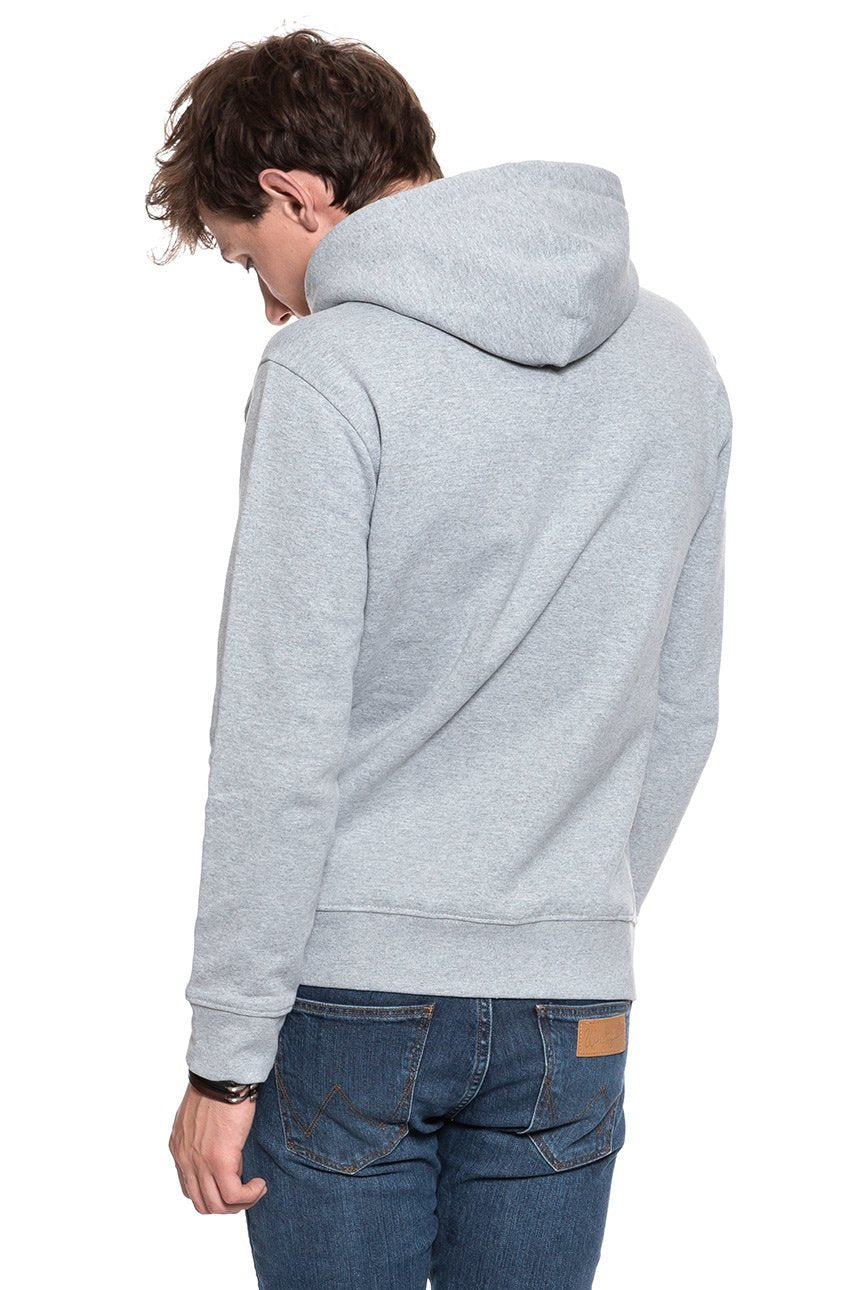 BLUZA LEE SEASONAL LOGO HOODY GREY MELE L81YSOMP