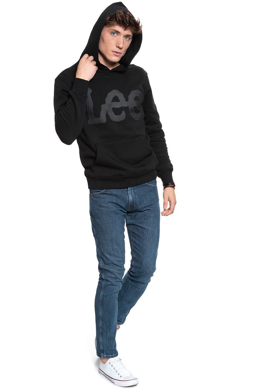 BLUZA LEE HIGH SCREEN HOODY BLACK L82CTJ01