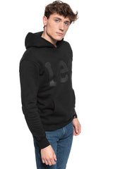 BLUZA LEE HIGH SCREEN HOODY BLACK L82CTJ01