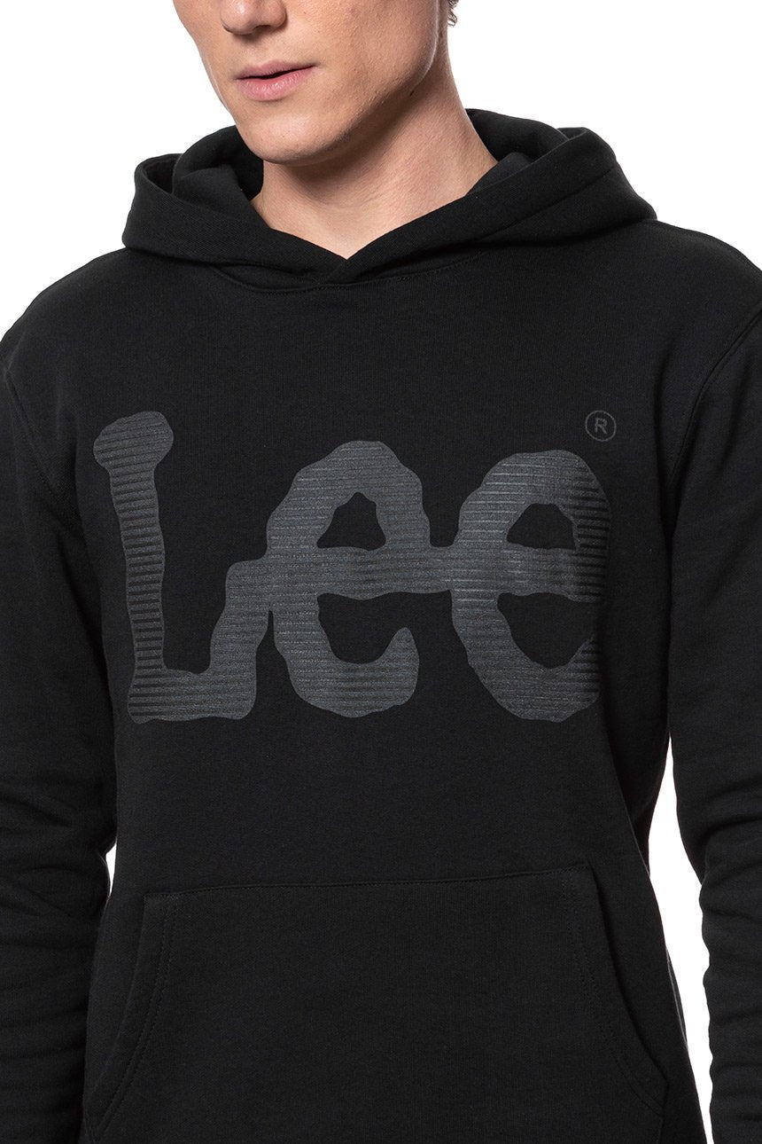 BLUZA LEE HIGH SCREEN HOODY BLACK L82CTJ01