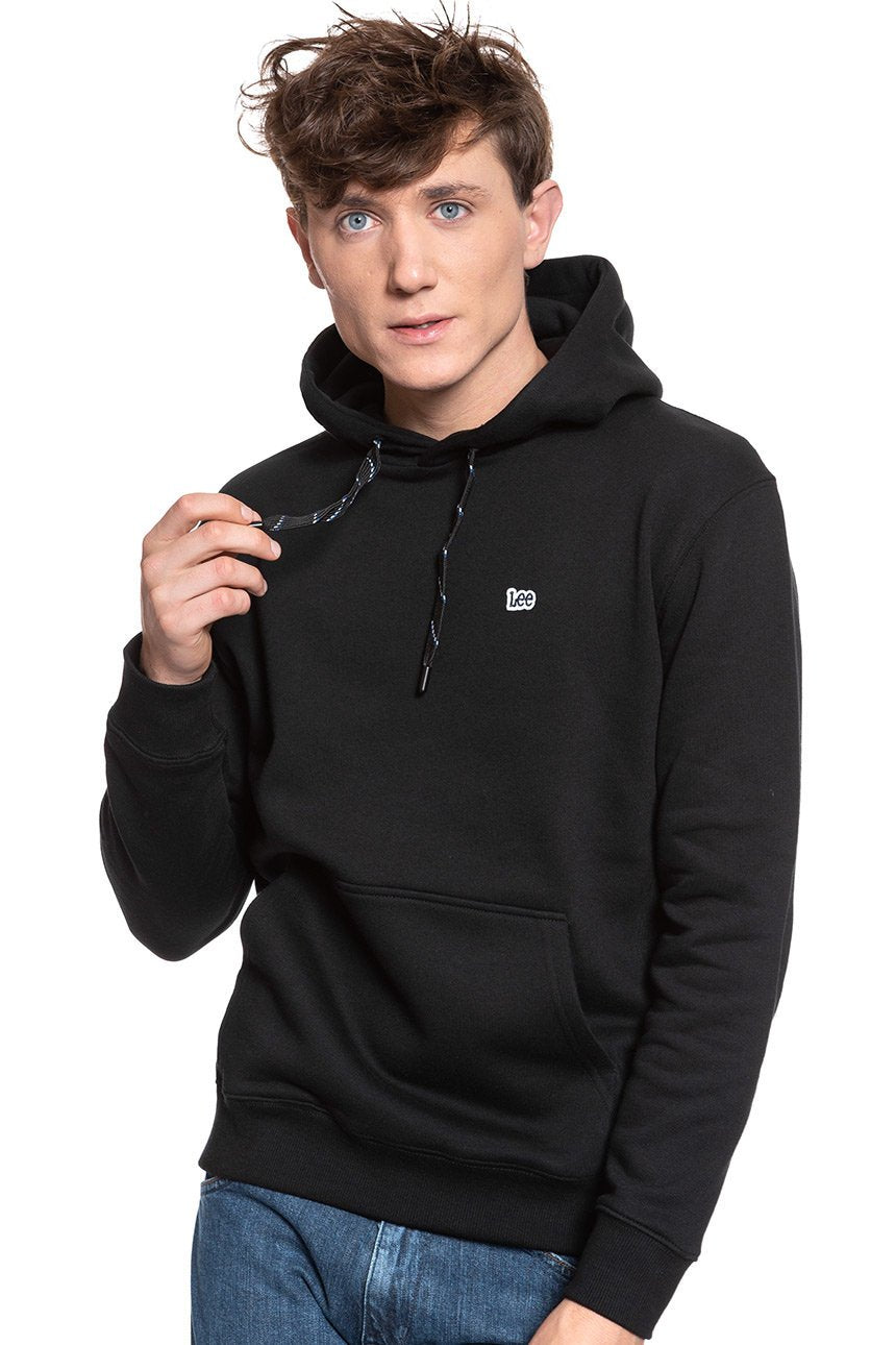 BLUZA LEE HOODIE SWS BLACK L82HTJ01