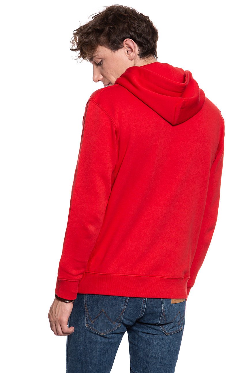 BLUZA LEE HOODIE SWS WARP RED L82HTJKG