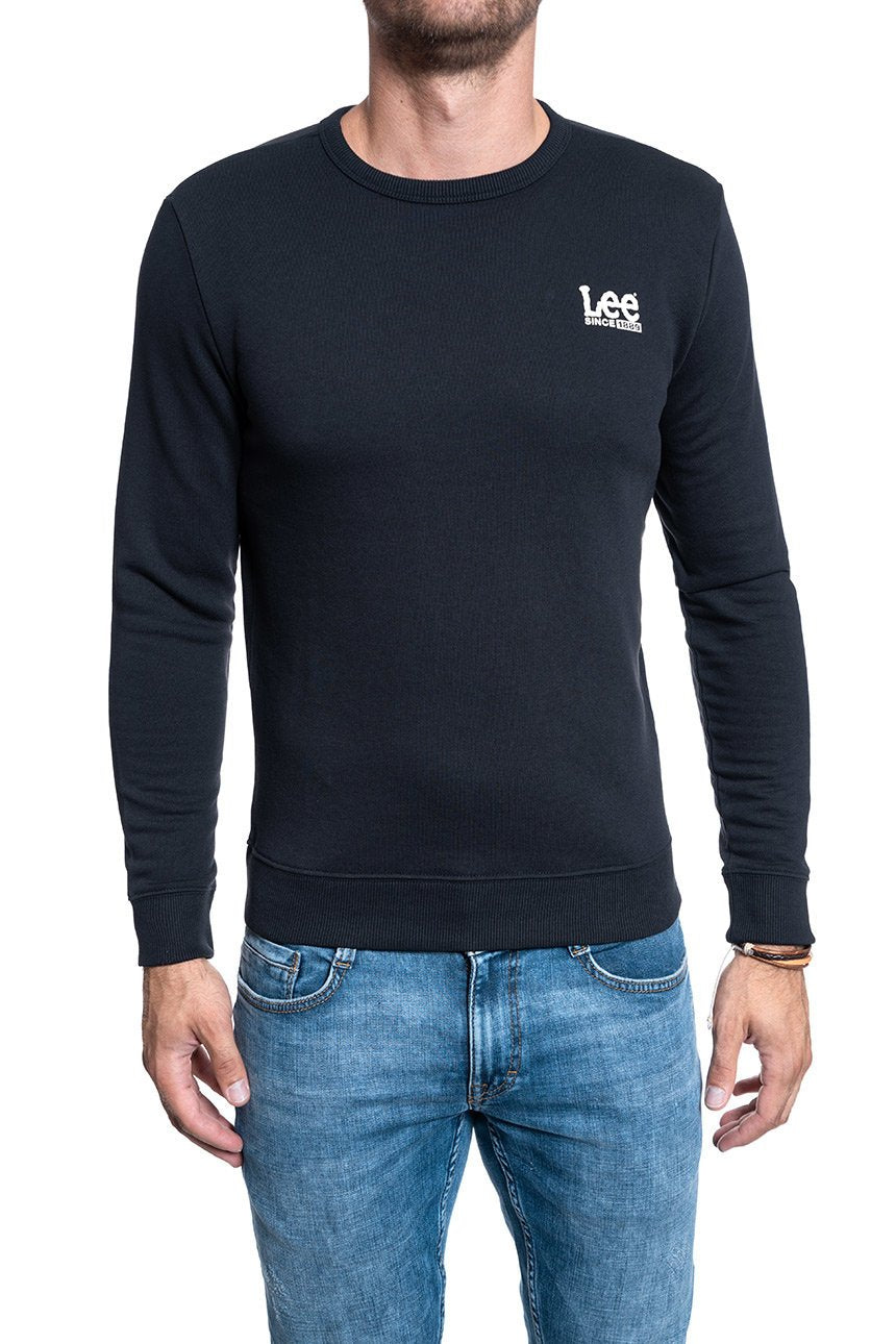 BLUZA LEE LOGO SWEAT  BLACK L82QFB02