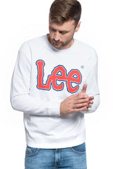 BLUZA LEE LOGO SWS  WHITE L82VWO12