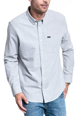 KOSZULA MĘSKA LEE BUTTON DOWN GREY MELE L880CN37