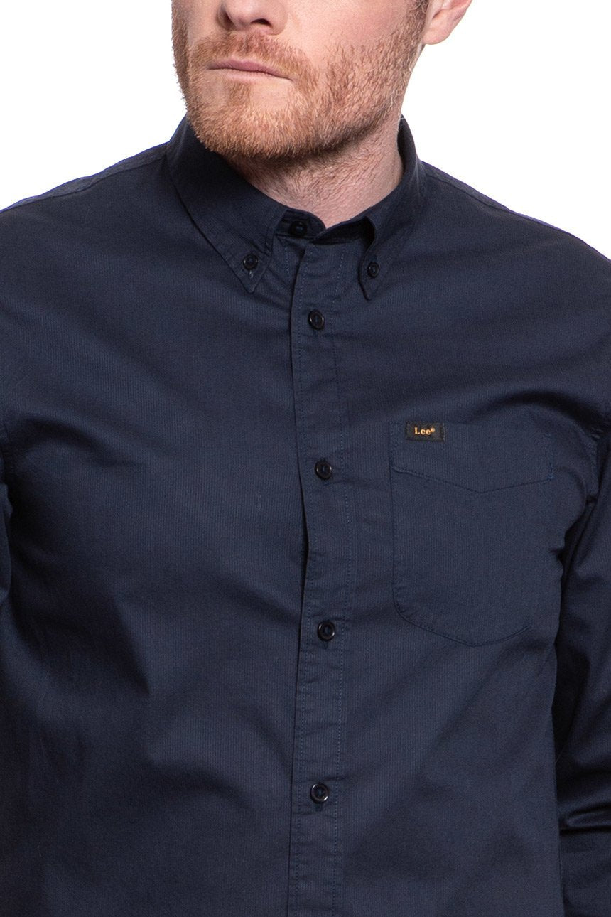 KOSZULA LEE BUTTON DOWN MIDNIGHT NAVY L880NBMA