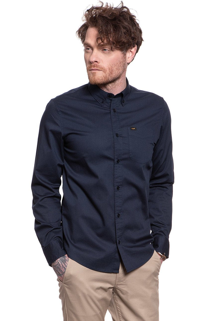 KOSZULA LEE BUTTON DOWN MIDNIGHT NAVY L880NBMA