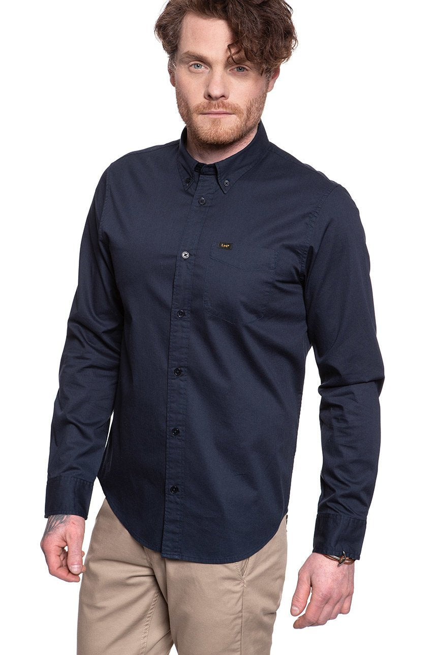 KOSZULA LEE BUTTON DOWN MIDNIGHT NAVY L880NBMA