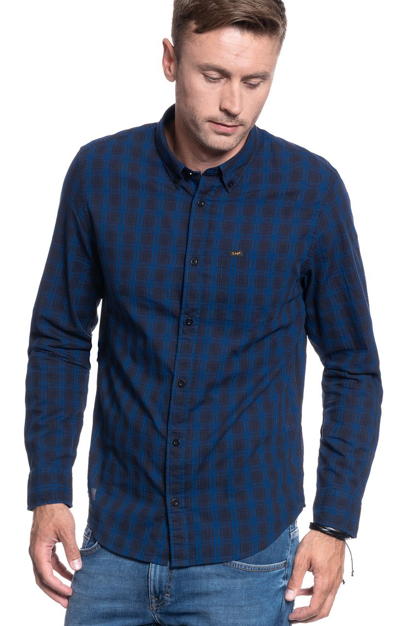 KOSZULA MĘSKA LEE BUTTON DOWN NIGHT SKY L880YWSJ