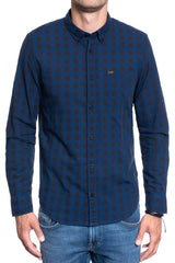 KOSZULA MĘSKA LEE BUTTON DOWN NIGHT SKY L880YWSJ