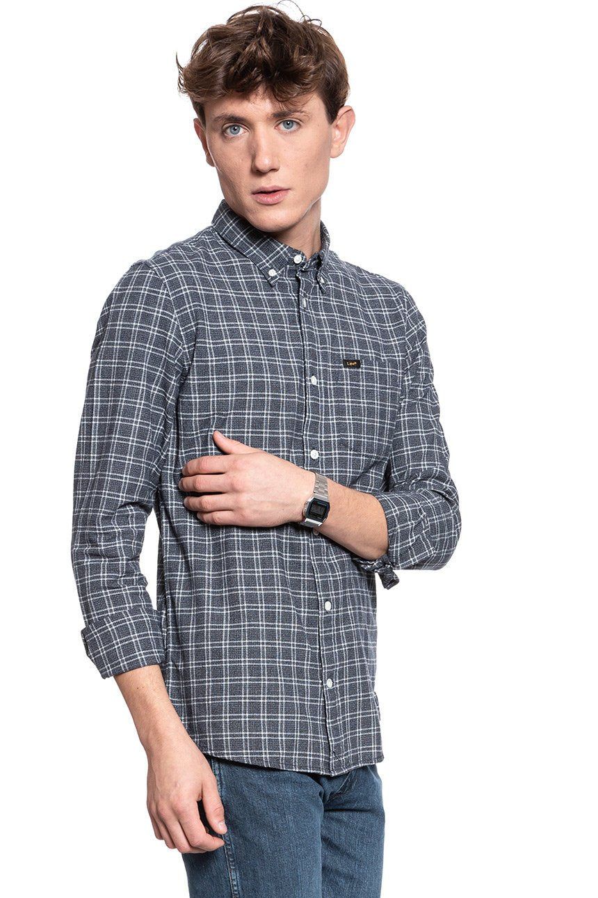 KOSZULA LEE REFINED BUTTON DOWN MIDNIGHT NAVY L882OQMA