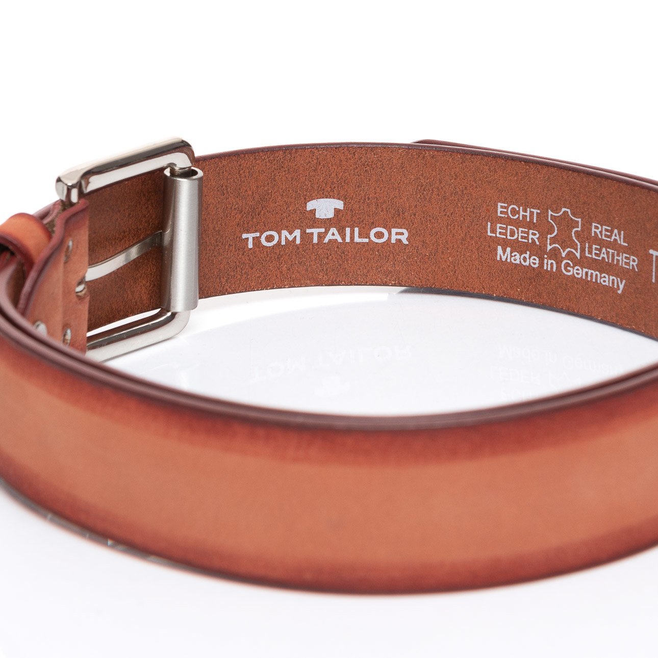 TOM TAILOR PASEK SKÓRZANY  SOPO-TT376 351 40mm Ledergürtel RO2689