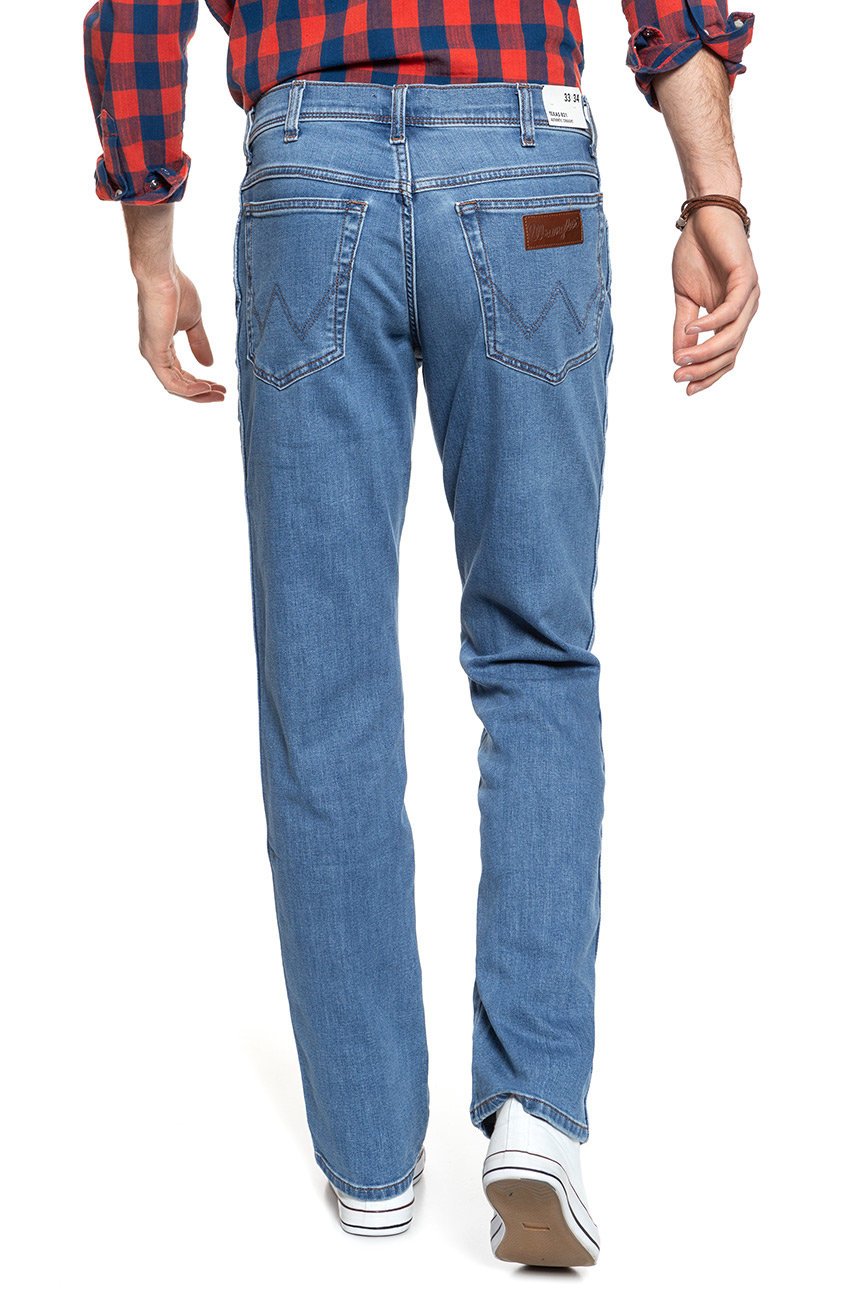 WRANGLER SPODNIE MĘSKIE TEXAS BLAZING BLUE W121Q472X