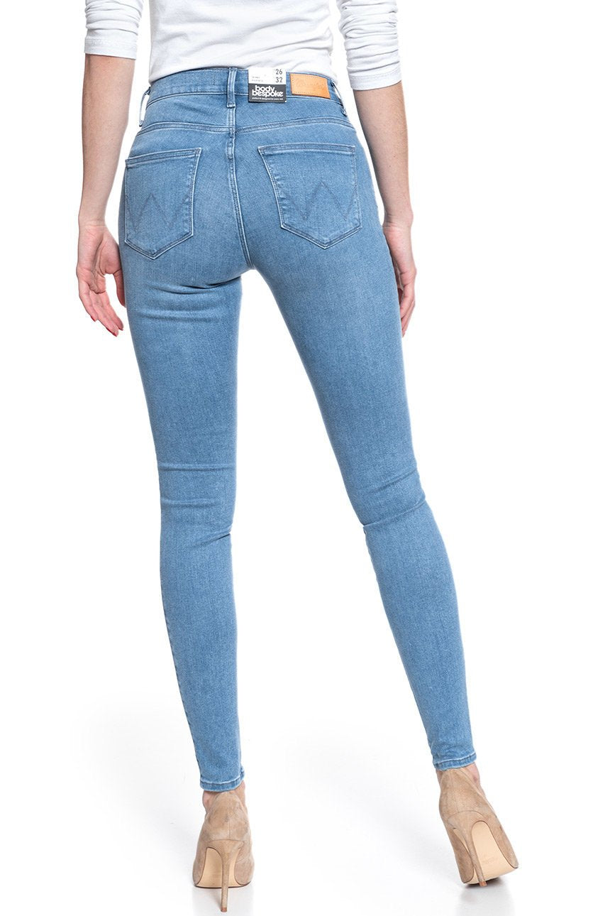 WRANGLER HIGH RISE SKINNY SOFT SKY W27HUS21K