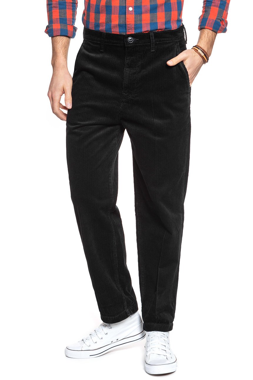 LEE SPODNIE MĘSKIE RELAXED CHINO BLACK L73NDC01