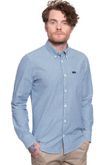 KOSZULA LEE BUTTON DOWN OIL BLUE L880ONMO