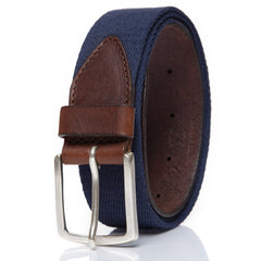 PASEK WRANGLER CANVAS BELT NAVY W0B338935