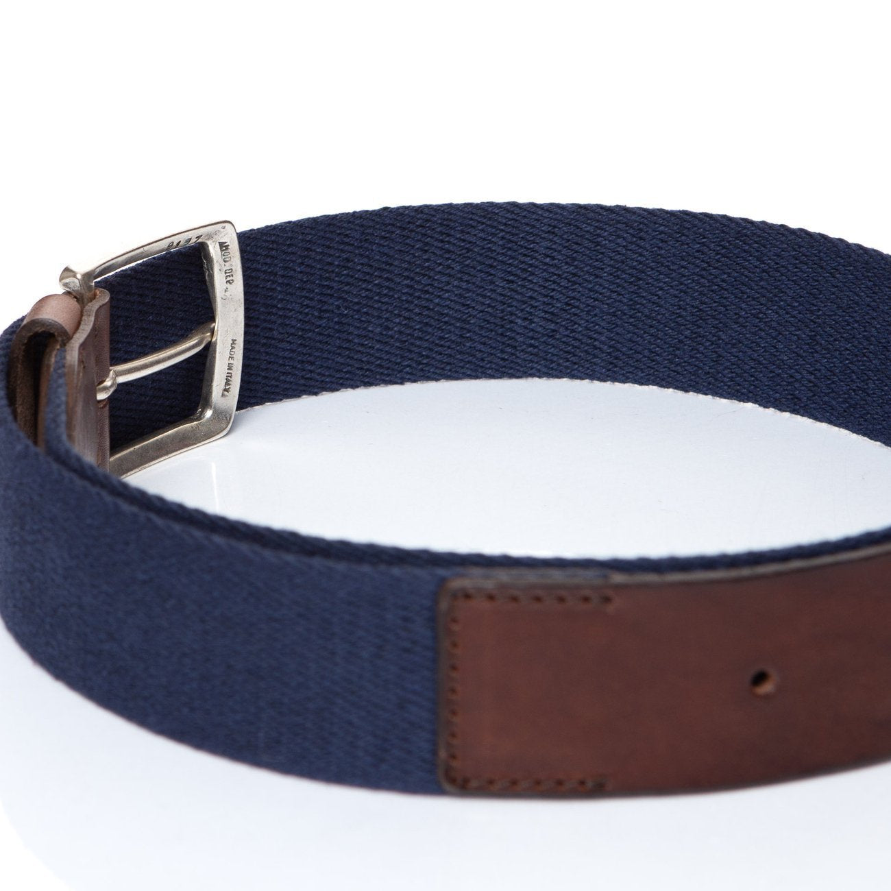 PASEK WRANGLER CANVAS BELT NAVY W0B338935