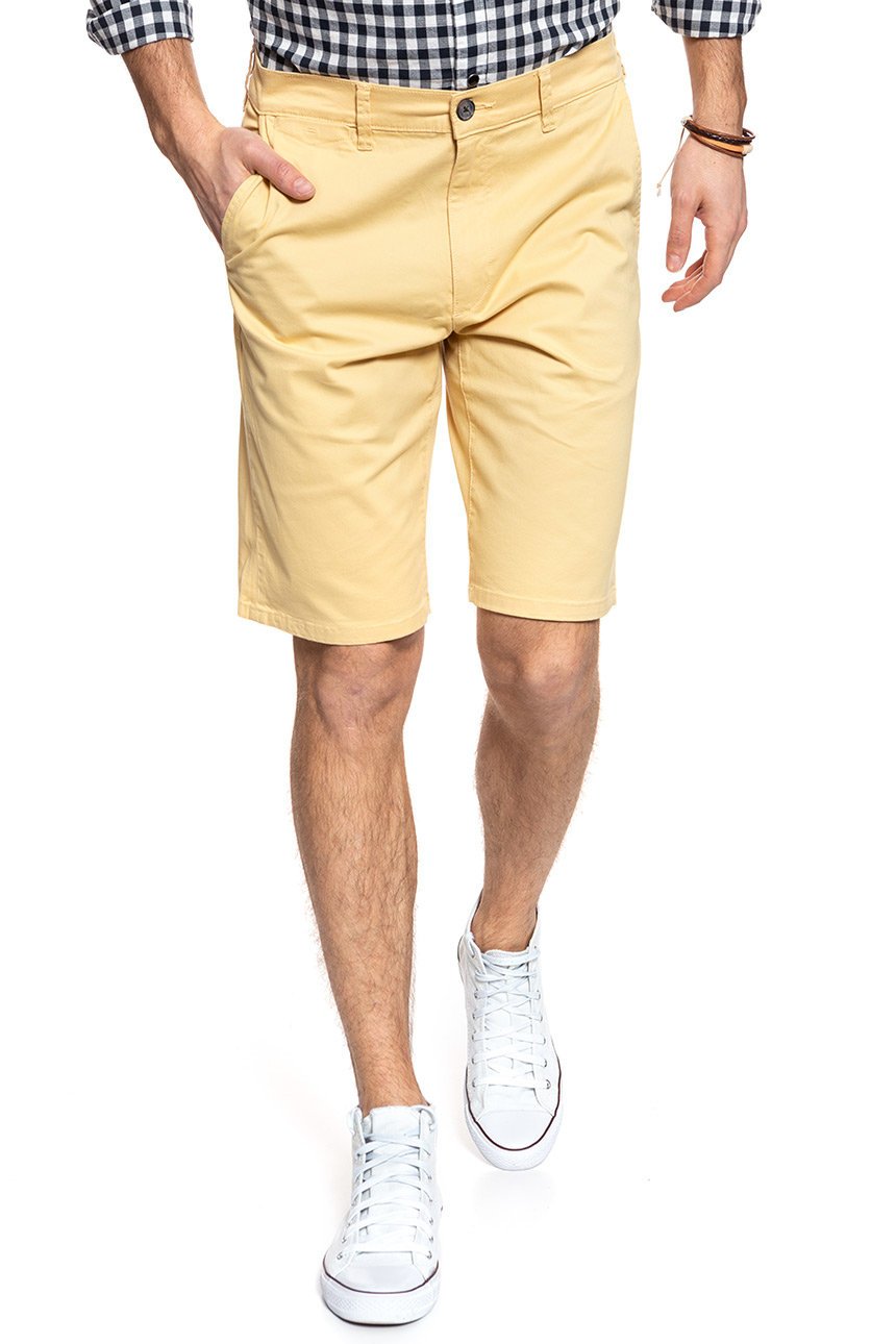 SPODENKI WRANGLER CHINO SHORT MIMOSA YELLOW W14AWA33D