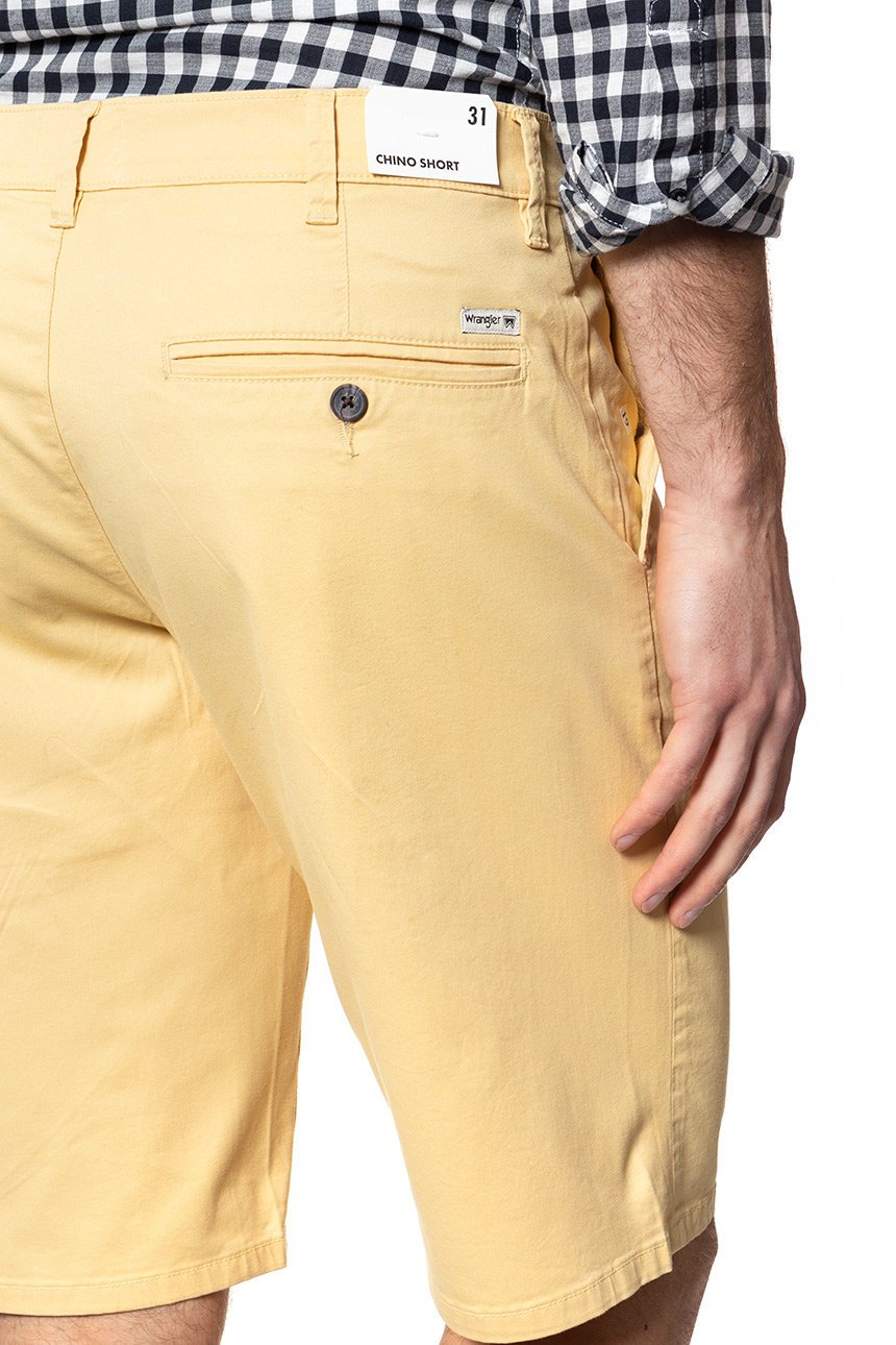 SPODENKI WRANGLER CHINO SHORT MIMOSA YELLOW W14AWA33D