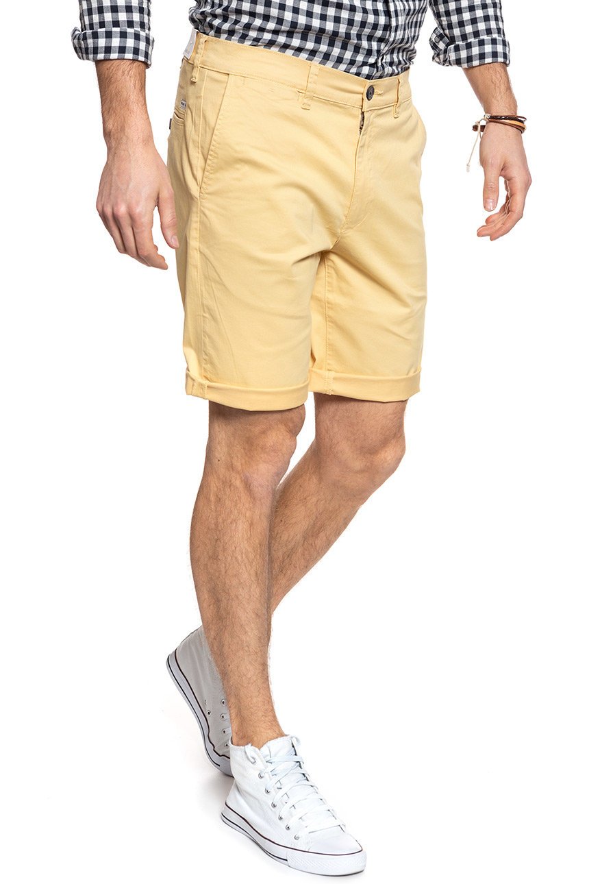 SPODENKI WRANGLER CHINO SHORT MIMOSA YELLOW W14AWA33D