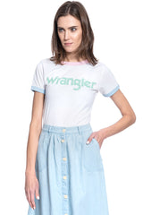 WRANGLER RINGER TEE REAL WHITE W7N0EVXW1