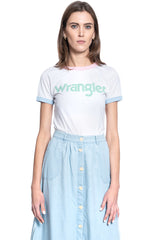 WRANGLER RINGER TEE REAL WHITE W7N0EVXW1