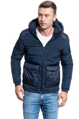 JACK & JONES JORWAYNE PUFFER JACKET NAVY BLAZER 12157797