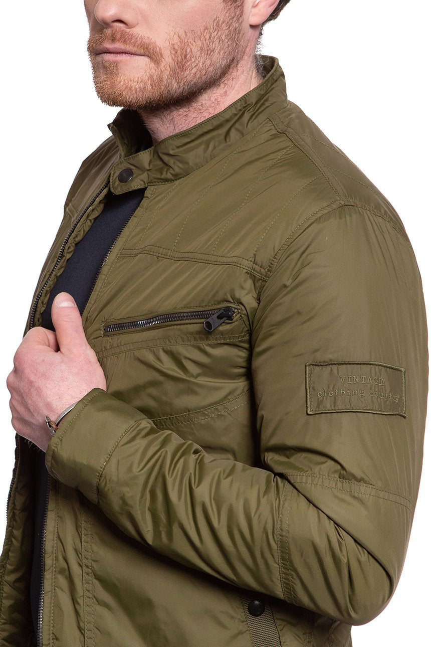 JACK & JONES JJVBERNARD JACKET DARK OLIVE 12115999