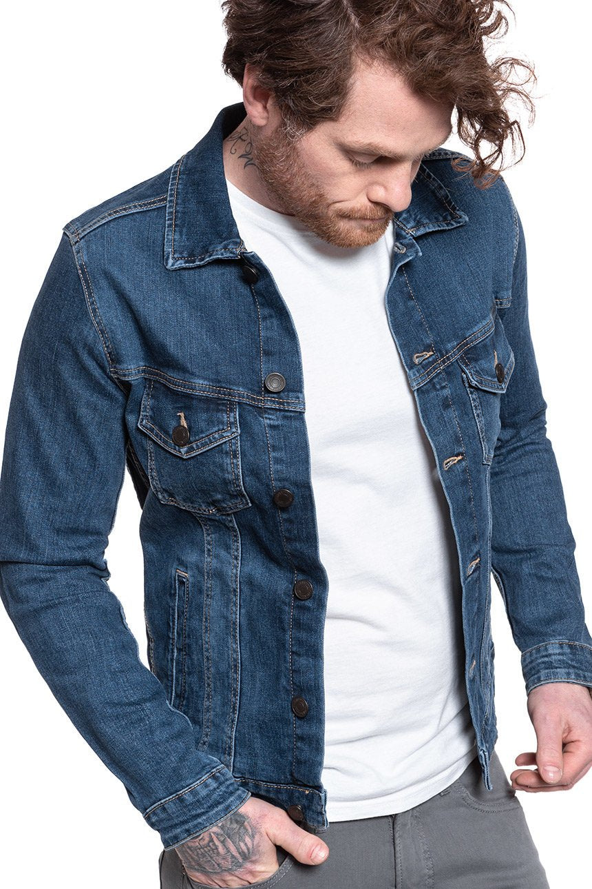 Jack & Jones JJIALVIN JACKET BLUE DENIM 12154576