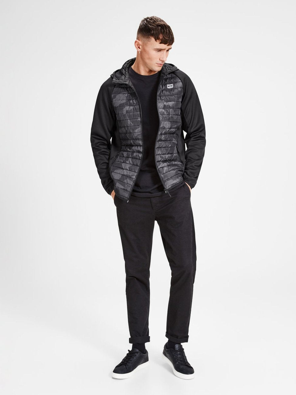 Jack & Jones JCOCAMO MULTI JACKET ASPHALT/CAMO 12137988