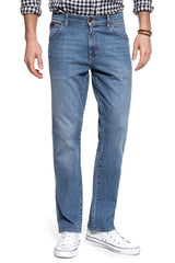 MĘSKIE SPODNIE JEANSOWE WRANGLER TEXAS WORN BLUE W121KN079