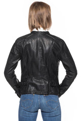 DAMSKA KURTKA SKÓRZANE TOM TAILOR BIKER LEATHER JACKET