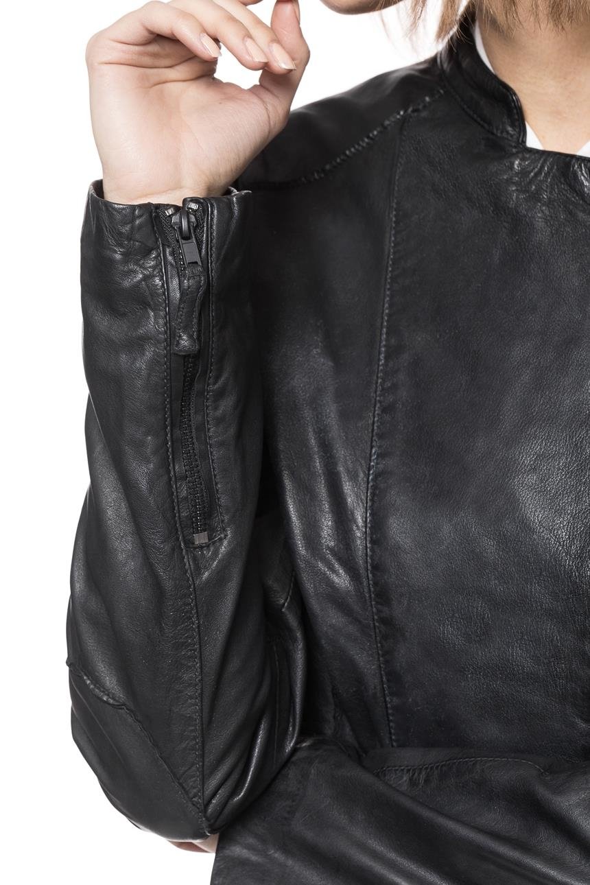 DAMSKA KURTKA SKÓRZANE TOM TAILOR BIKER LEATHER JACKET