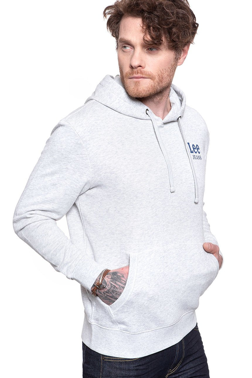 LEE HOODIE SHARP GREY MELE L82LEI03