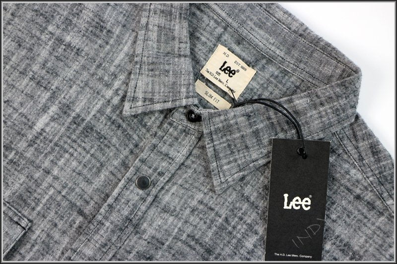 LEE WESTERN SHIRT SLIM FIT BLACK L644DK01      $