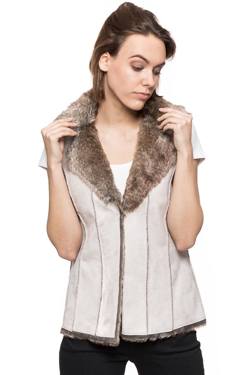 DAMSKA KAMIZELKA TOM TAILOR COSY FAKE FUR VEST