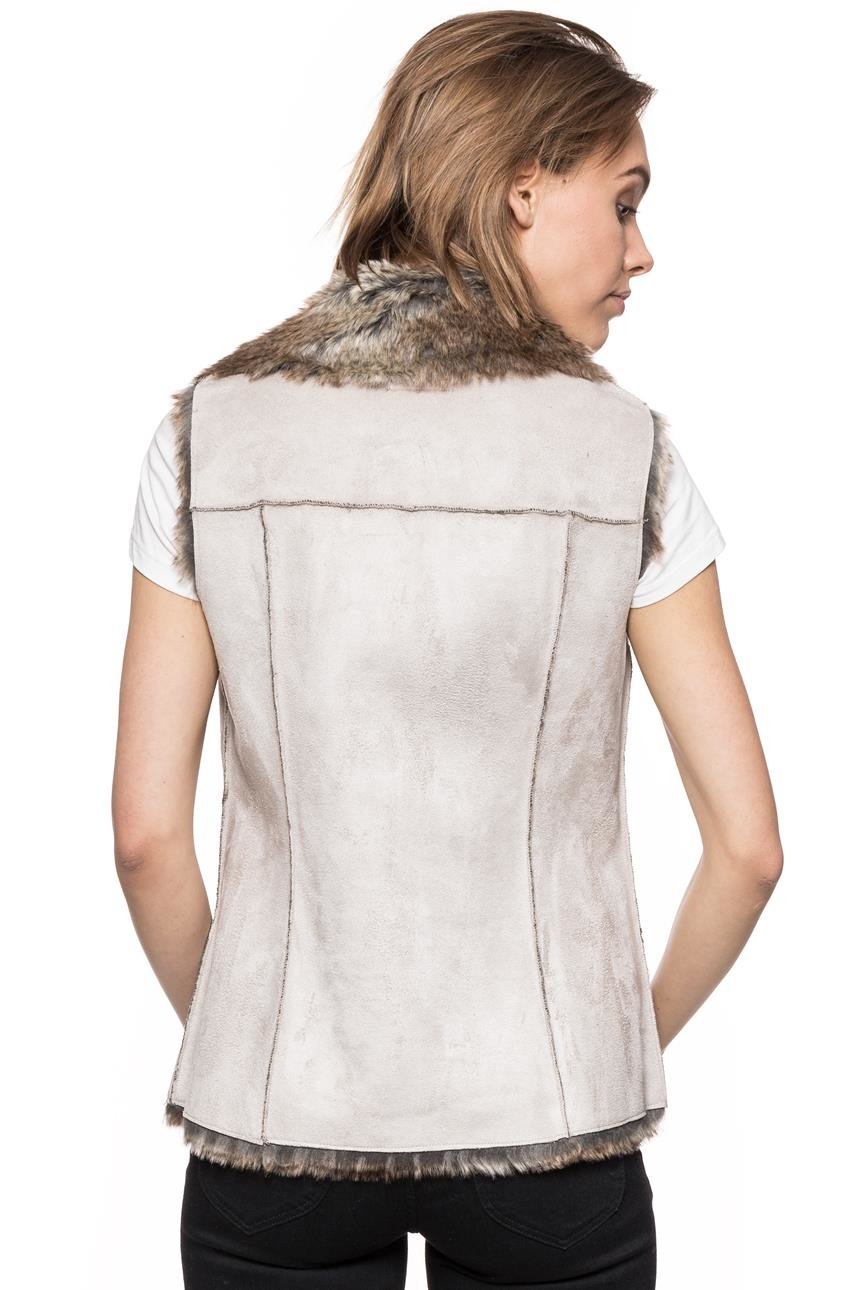 DAMSKA KAMIZELKA TOM TAILOR COSY FAKE FUR VEST