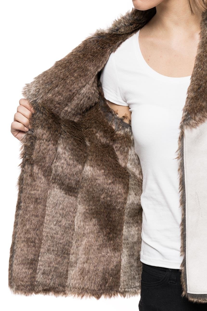 DAMSKA KAMIZELKA TOM TAILOR COSY FAKE FUR VEST