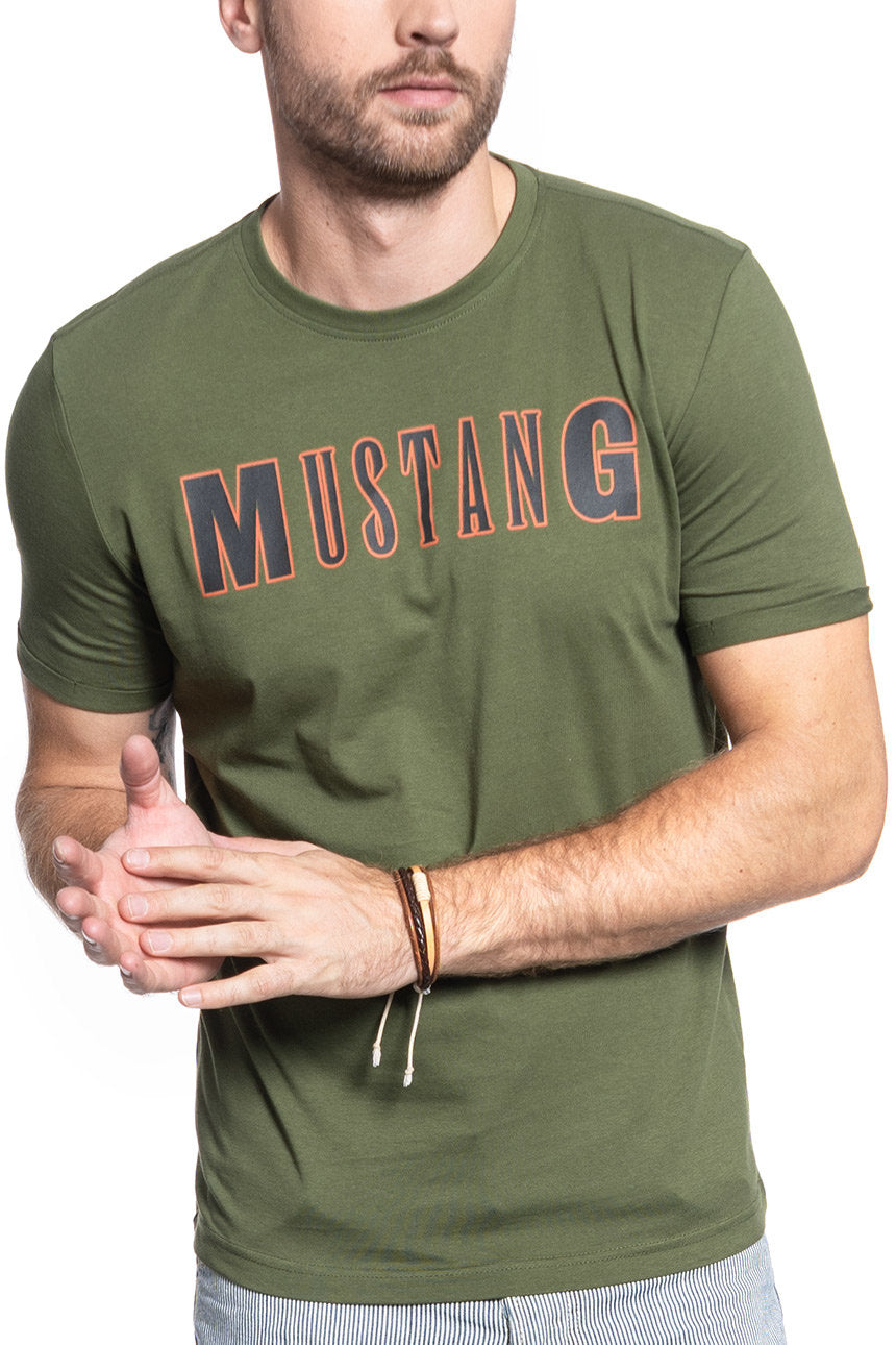 MUSTANG Alex C LOGO Tee 1009893 6348