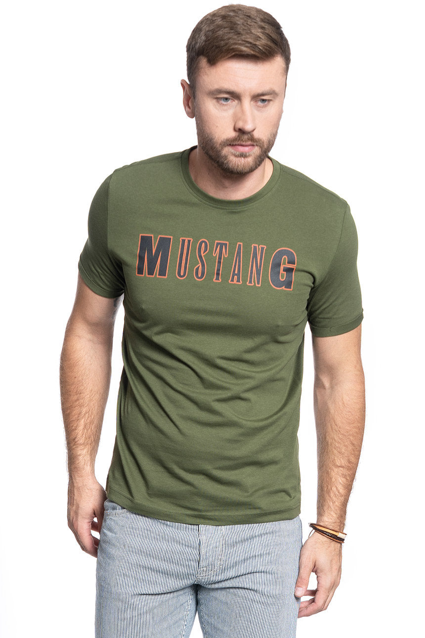 MUSTANG Alex C LOGO Tee 1009893 6348