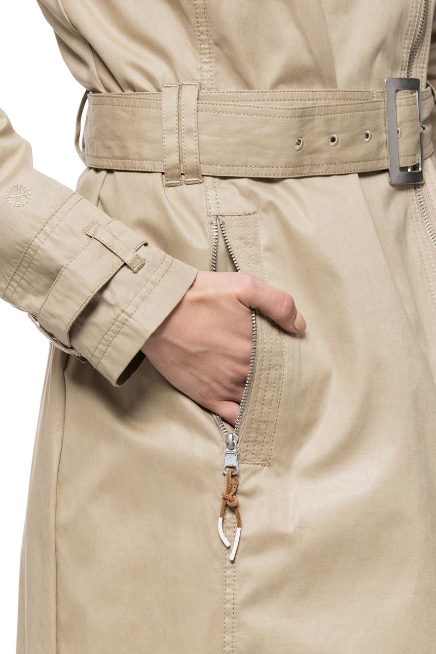 DAMSKI PŁASZCZ TOM TAILOR COTTON TRENCH