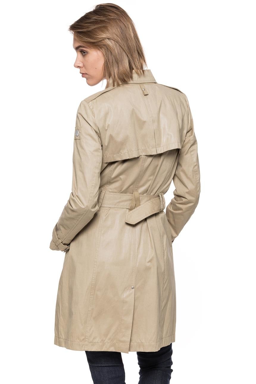 DAMSKI PŁASZCZ TOM TAILOR COTTON TRENCH