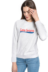 LEE CREW SWEATSHIRT SHARP GREY MELE L53KBR03