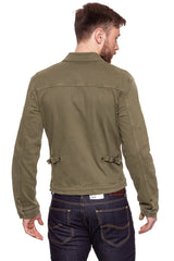 KURTKA JEANSOWA WRANGLER PLEATED JACKET FOREST RAIN # OUTLET